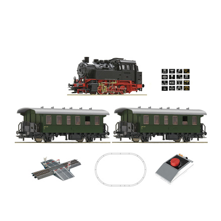 Analogue start set: Steam locomotive class 80 with passenger train