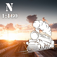  N - Lokomotivy, Vagóny, Kolejiště