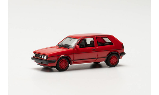 VW GOLF II GTI, červený H0