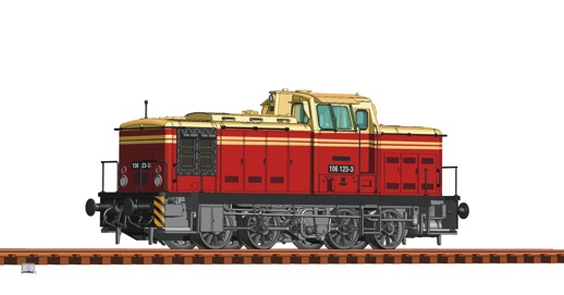 H0 - Diesel locomotive BR 106, DR, ROCO, ANALOG