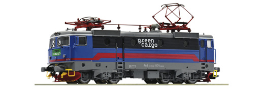 H0 - Elektrická lokomotiva Rc4 1174, Green Cargo