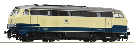H0 - Diesel locomotive BR 215,DB,ROCO,DCC, SOUND