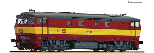 ROCO-70922,Diesel. lokomotiva 751,H0,ČD,ANALOG