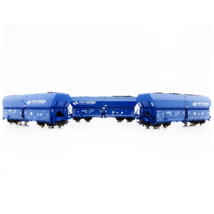 H0 - Set mit 3 wagons, ROCO, PKP Cargo