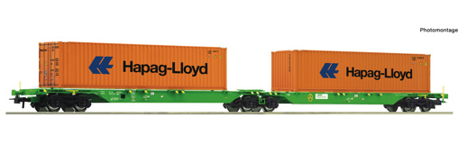Double container carrier wagon, SETG