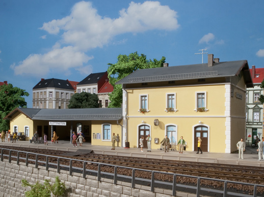 Bahnhof Plottenstein H0-Auhagen 11369