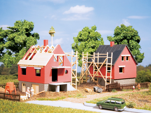 Hrubé stavby rodinných domů H0/TT-Auhagen 12215