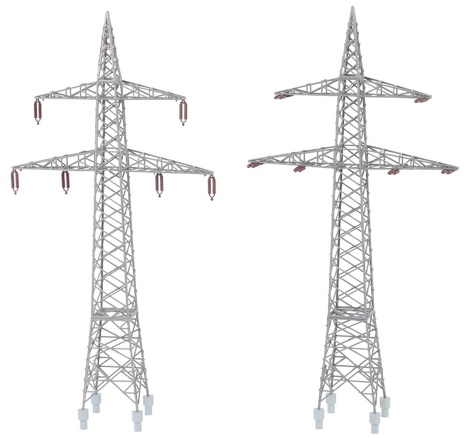 H0 - high voltage masts, 2 pcs