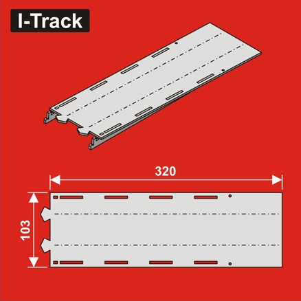 TT Start single-track segment 103x320mm 1pcs.