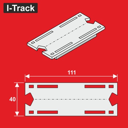 Reducer for I-Track segments H0 single track