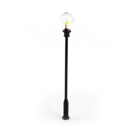 H0 - LED park lantern, warm white, 3 pieces