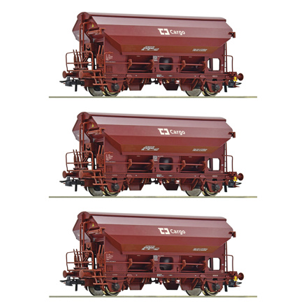 3-piece set: Swivel roof  wagons, CD Cargo         