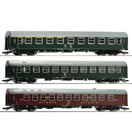 3-piece set 2: Passenger coaches, DR-H0