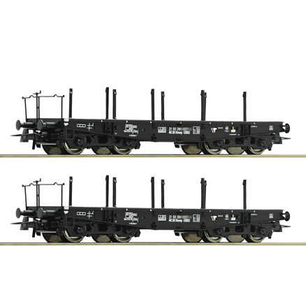 2-piece set: Heavy-duty wagons, DR - H0