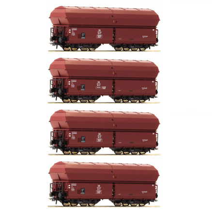 Set 4 výsypných vozů, DB Roco-67083