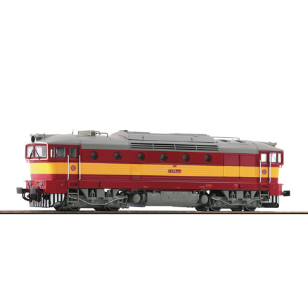 ROCO-70023,Diesel. lokomotiva T478,H0,ČSD,ANALOG