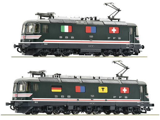 H0 - E-lokomotiva dvojitá trakce Re 10/10, SBB