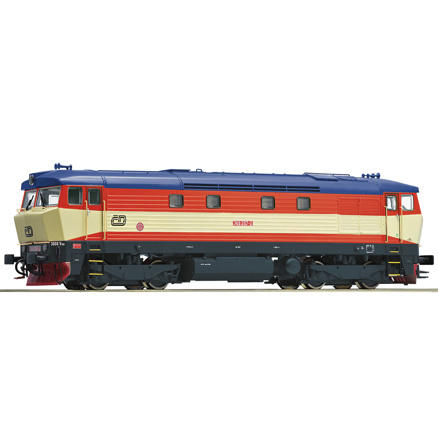 Dieselová lokomotiva 749 257-2, ČD- H0, ZVUK