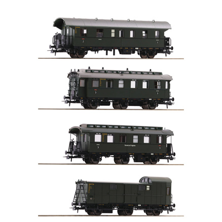 4dílná sada: Osobních vlaků, DB-H0