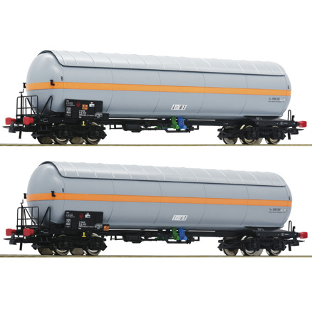 2pc.set: Pressure gas     tank wagons Nacco        
