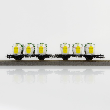 H0 - Double carrying wagon unit, DB