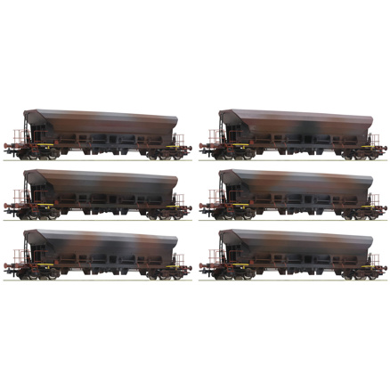 12-dílný set samovýsypných vagónů Roco 77915
