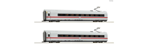 H0 - DCC/ZVUK přídavné vagóny ICE 2-dílná BR 407 