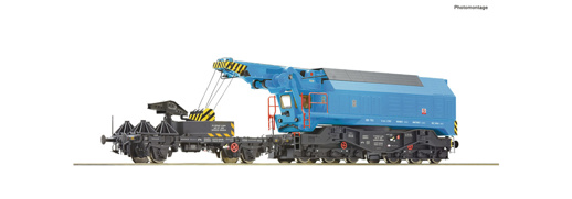 Slewing railway crane for digital operation, CSD