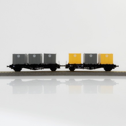 H0 - Type Laabs Container Transport Car, set 2 psc