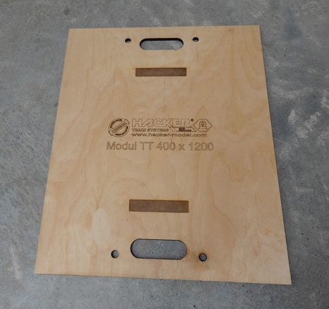 Spojovací deska-moduly TT 40x50x0,8 cm s otvory